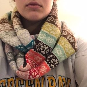 Multicolored Infinity Scarf